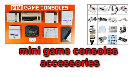 mini game consoles accessories