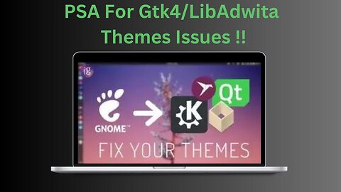 Linux | How To Fix The Gtk4 Themeing Issue !!