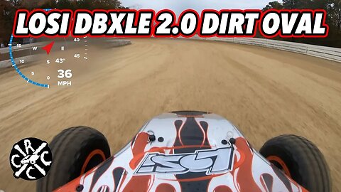 Losi DBXLE 2.0 Running The 1/5th Scale Dirt Oval Track at Carolina RC Park