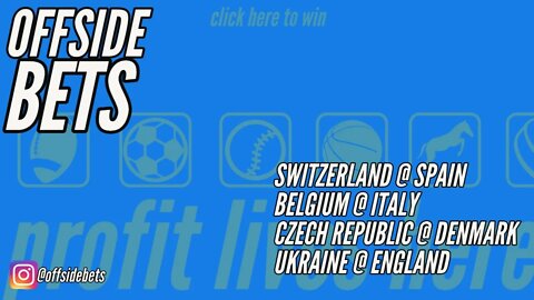 Euro Cup Quarter Finals - Picks & Predictions - Offside Bets