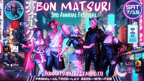 Bon Matsuri 2023! // FFXIV