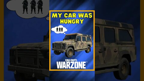 My Car Was Hungry 😋 | Warzone Shorts #shorts