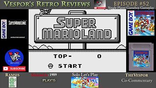 Let's Play Super Mario Land | Game Boy Playthrough | Co-Commentary - Review, Thoughts and More