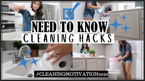 NEED TO KNOW CLEANING HACKS | CLEANING TIPS FOR YOUR HOME | PRO CLEANING HACKS