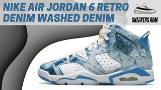 Nike Air Jordan 6 Retro Washed Denim (2022) (GS) - DM9045-100 - @SneakersADM