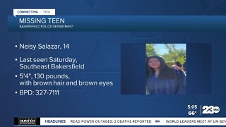 MISSING: Neisy Salazar, 14