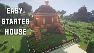 How to make an easy starter house in Minecraft