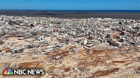 Drone Video Captures Scale of Catastrophic Libya Flooding. REAL LIFE MUD FLOOD