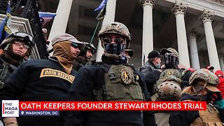 January 6th - Lawyers of Oath Keepers militia founder Stewart Rhodes after trial in Washington, DC