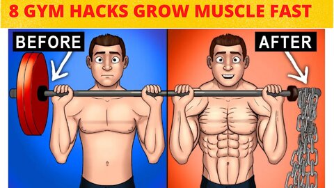 8 GYM hacker to boost muscle growth Fast