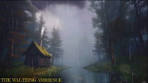 The Hermit’s Shack : An Hour Of Rain & Thunderstorm Ambience ⛈️⚡️🛖