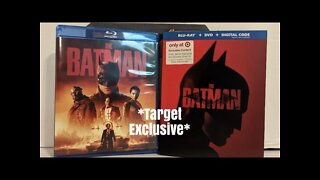 WB The Batman Blu Ray + DVD + Digital Code Unboxing *Target Exclusive* by Rodimusbill