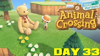 Animal Crossing: New Horizons Day 33 - Nintendo Switch Gameplay 😎Benjamillion