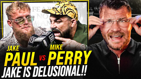 BISPING: "Jake is DELUSIONAL!" Jake Paul vs Mike Perry - Press Conference Highlights (Reaction)