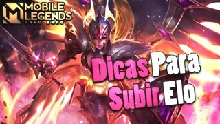 DICAS PARA SUBIR DE ELO | Mobile Legends