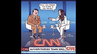 cnn reporter oliver darcy FINDING OUT Pres Trump's town hall the hard way lol