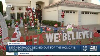 Chandler neighborhood decked out for the holidays
