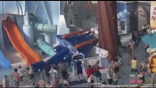 4 injured after decorative helicopter falls into a pool at New Jersey water park