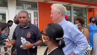 Senator Van Hollen tours Baltimore City