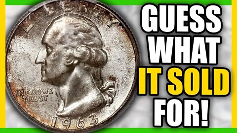 SUPER RARE QUARTERS WORTH MONEY - 1963 QUARTER COINS THAT ARE VALUABLE