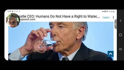 Nestle CEo is a Somebody and we are Nobody's - Privatize water - They trade it now too June 27, 2022
