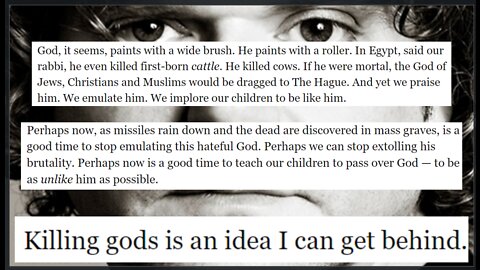 New York Times Writer Wants To KILL GOD, 'No More Teaching Children About Jesus!'