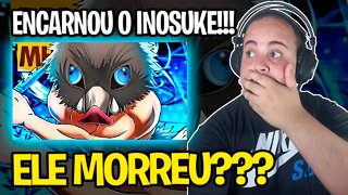 REACT Tipo Inosuke Hashibira 🐗 (Kimetsu no Yaiba) | Style Trap | Prod. Sidney Scaccio | MHRAP