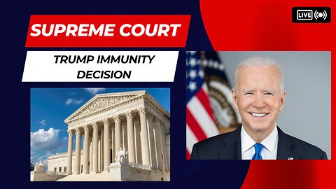 President Biden speaking on Trump immunity case