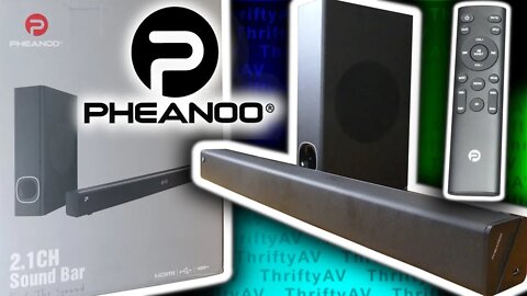 The Pheanoo P27 Sound Bar with Subwoofer will make your TV sound better!