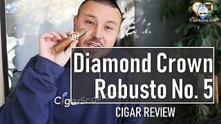 As GOOD as I HOPED? The DIAMOND CROWN Robusto No 5 - CIGAR REVIEWS by CigarScore