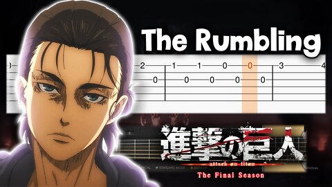 Attack on Titans: The Rumbling - ORIGINAL TUNNING - Guitar Lesson