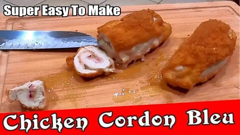 Super Easy Chicken Cordon Bleu