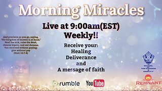 "Morning Miracles" with Joe Dingle (Expectation Brings Manifestation)
