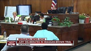 Jury deliberations continue tomorrow in Heaggan-Brown trial