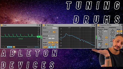 Tuning drums using Ableton Devices