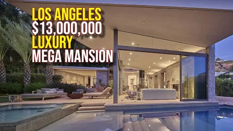 Touring $13,000,000 L.A. Mega Mansion