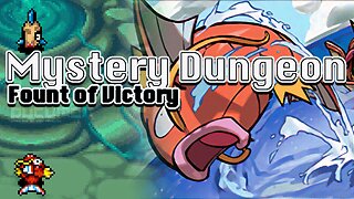 Pokemon Mystery Dungeon Fount of Victory - NDS Hack ROM, you play as Magikarp to explore 16 floors