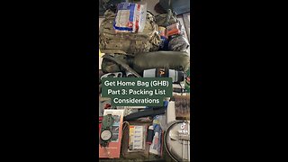 Get Home Bag Series Part 3: Packing List Considerations