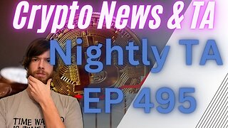 Nightly TA EP 495 2/17/24 #cryptocurrency #crypto #grt #btc #xrp #algo #ankr