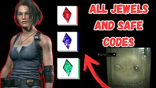 Resident Evil 3 All Safe Code and Jewels Locations