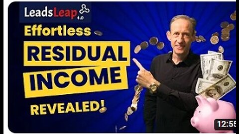 LeadsLeap Review, Over 1K per month effortless residual income