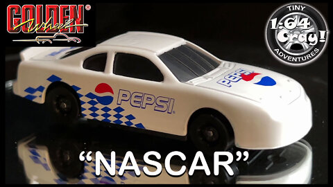 “NASCAR” in White/Pepsi Livery.- Model by Golden Wheel