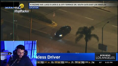Some Crazy Guy Doing Donuts | High Speed Chase Los Angeles