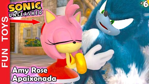 SONIC UNLEASHED #6 🔵 Será que a Amy Rose vai reconhecer a NOVA FORMA do SONIC??? 🌜🐺🔵