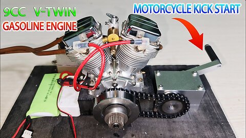 Upgrade Motorcycle Kick Start for 9cc V-Twin Engine Model