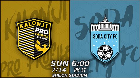 Kalonji Pro-Profile v. Soda City FC | UPSL Premier Division National Playoffs | July 14, 2024