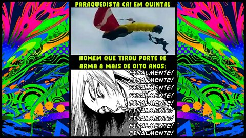 Memes em imagens - PARAQUEDISTA CAI EM QUINTAL DE HOMEM COM PORTE DE ARMAS | COMPILADO