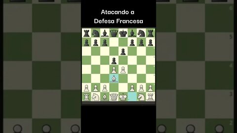 ATAQUE À DEFESA FRANCESA É BOM CONHECER #Shorts #Xadrez #Chess #Echecs #Ajedrez