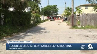 Toddler dies after 'targeted' shooting in West Palm Beach