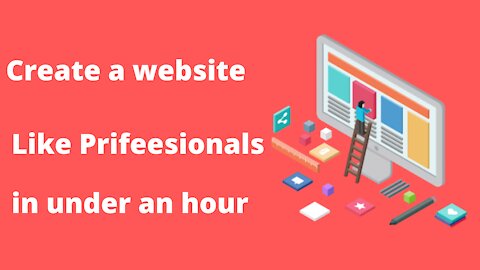 3- Create a website in 5 minutes - Build a website like professionals in 30 minutes series 😍